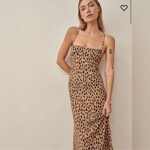 Reformation: Dover dress in bobcat print